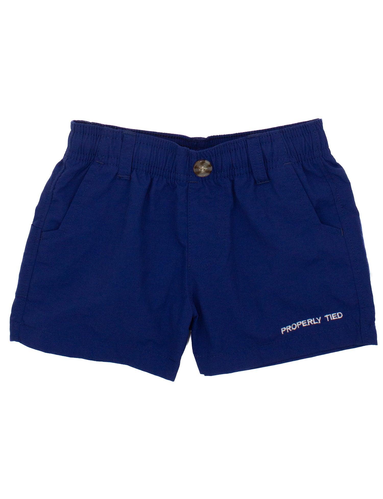 Marine Navy Mallard Shorts - Properly Tied