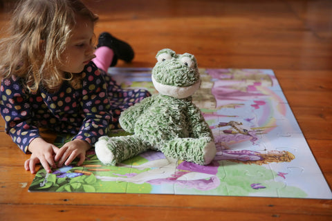 Marshmallow Mossy Frog Plush - Mary Meyer