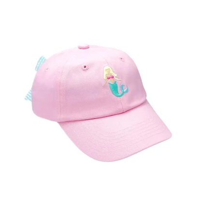 Mermaid Bow Baseball Hat - Bits & Bows