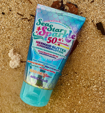 Mermaid Travel Ready Sunscreen Gift Set - Sunshine & Glitter