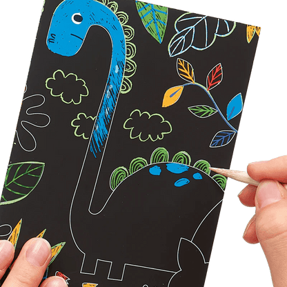 Mini Scratch & Scribble Art Kit (Dino Days) - OOLY