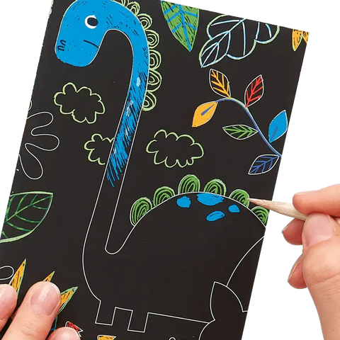 Mini Scratch & Scribble Art Kit (Dino Days) - OOLY