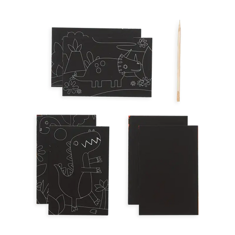 Mini Scratch & Scribble Art Kit (Dino Days) - OOLY