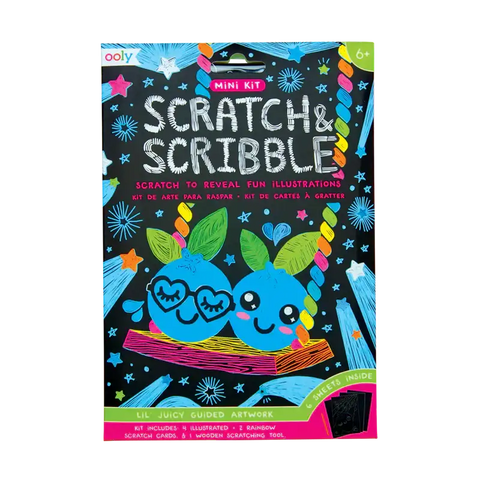 Mini Scratch & Scribble Art Kit (Lil Juicy) - OOLY