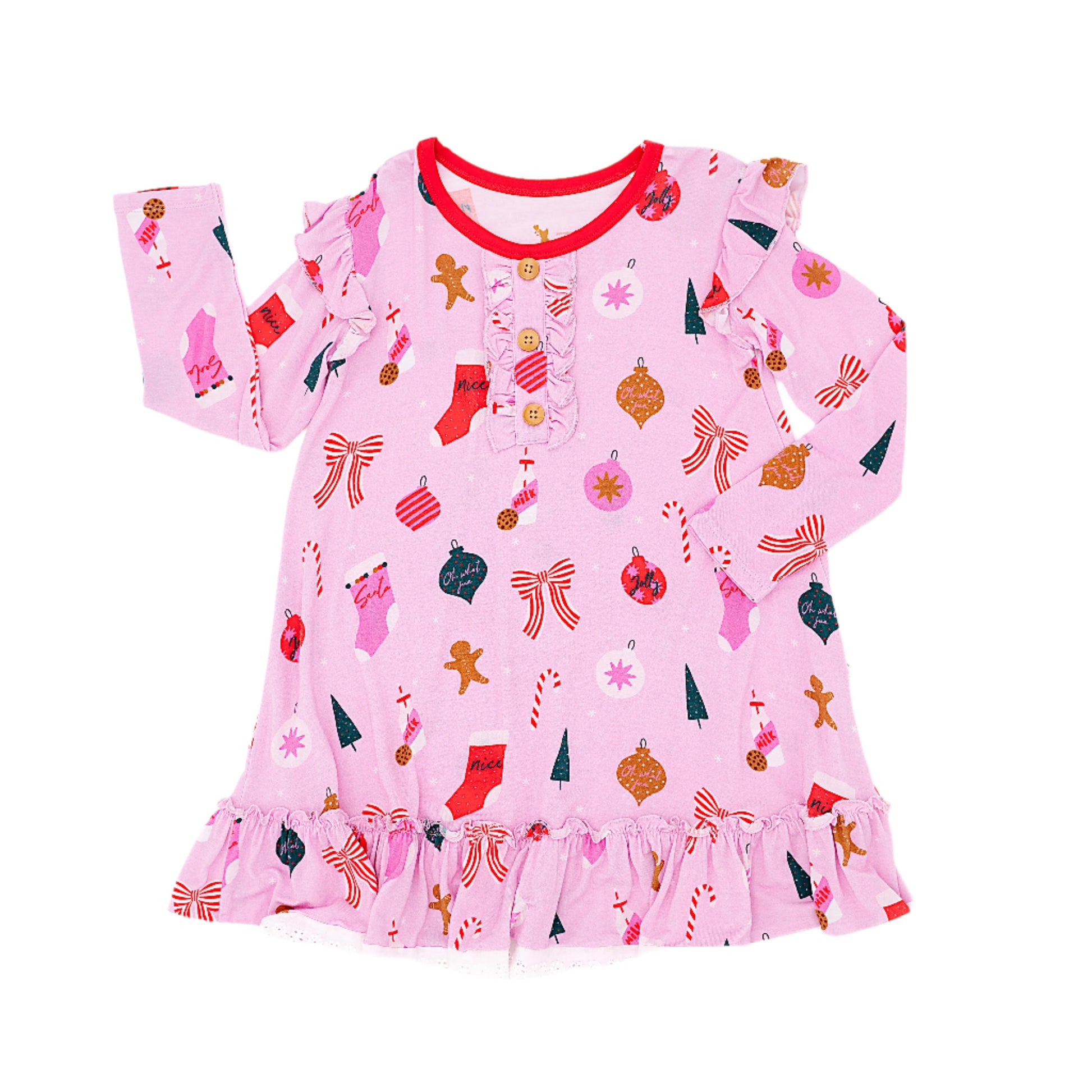 Mistle-Toast Girl's Nightgown - Kiki + Lulu