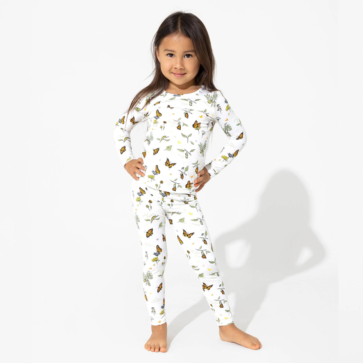 Monarch Butterfly Kids Bamboo Pajama