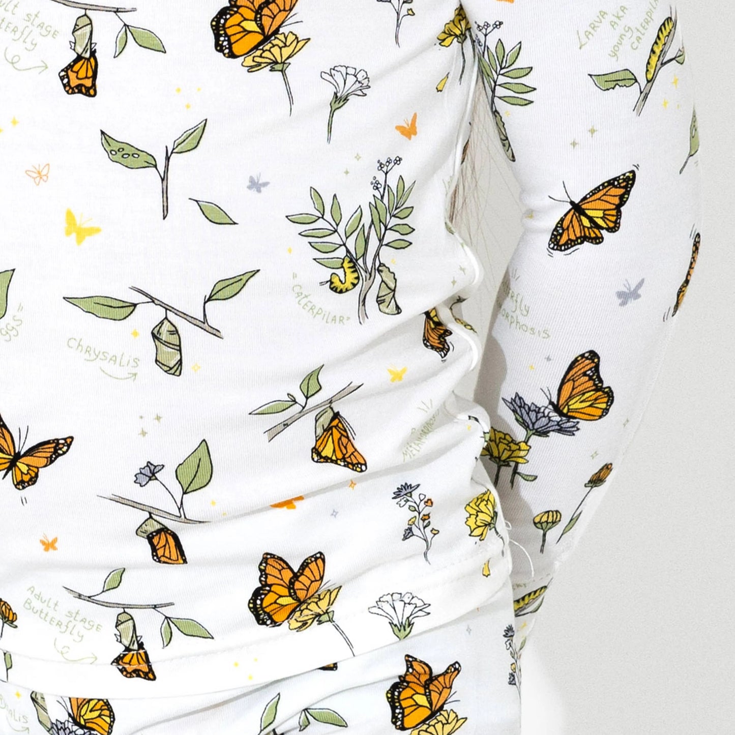 Monarch Butterfly Kids Bamboo Pajama