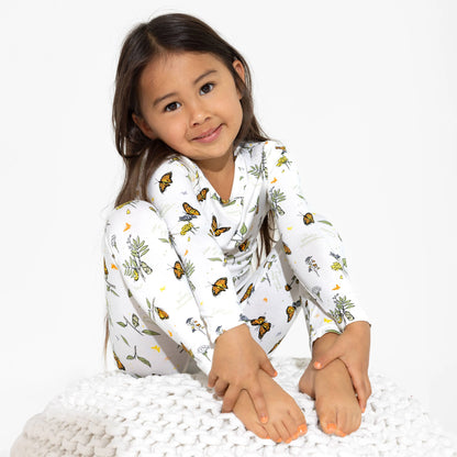 Monarch Butterfly Kids Bamboo Pajama