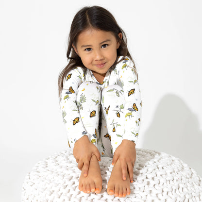 Monarch Butterfly Kids Bamboo Pajama