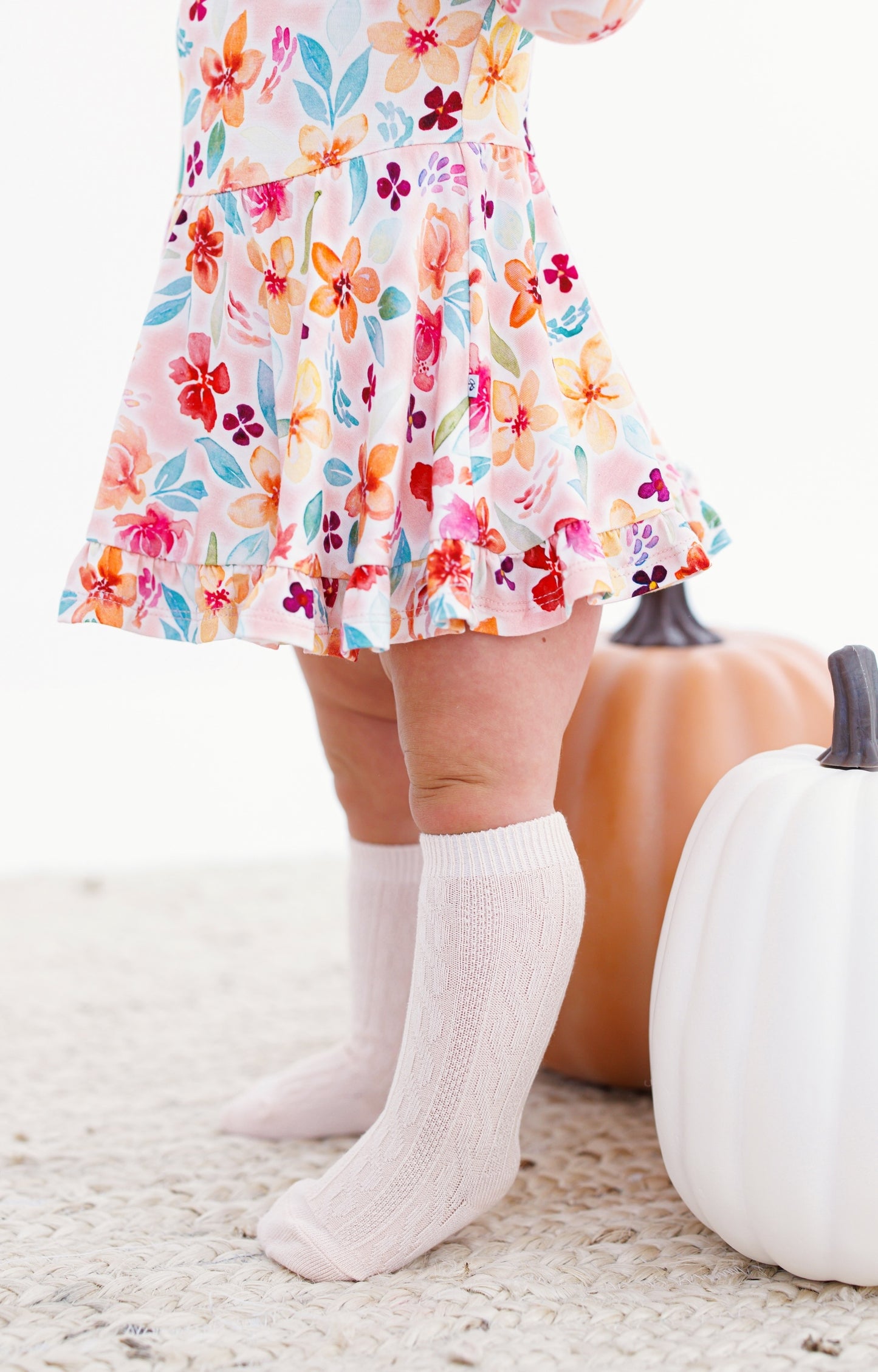 Moss & Latte Pearl Knee High Socks Set - Birdie Bean