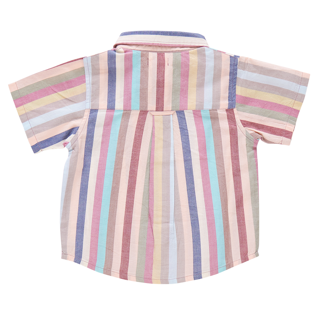 Boys Jack Shirt - Multi Vintage Stripe