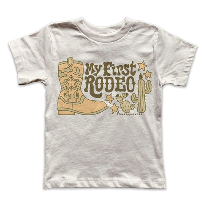 My First Rodeo Western Kids Tee Shirt - Rivet Apparel Co.