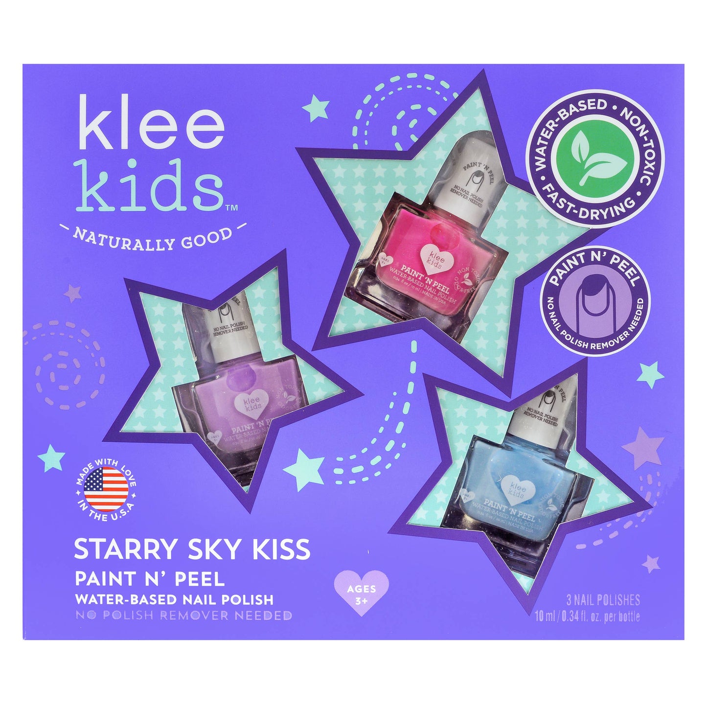 Nail Polish Set: Starry Sky Kiss - Klee Naturals