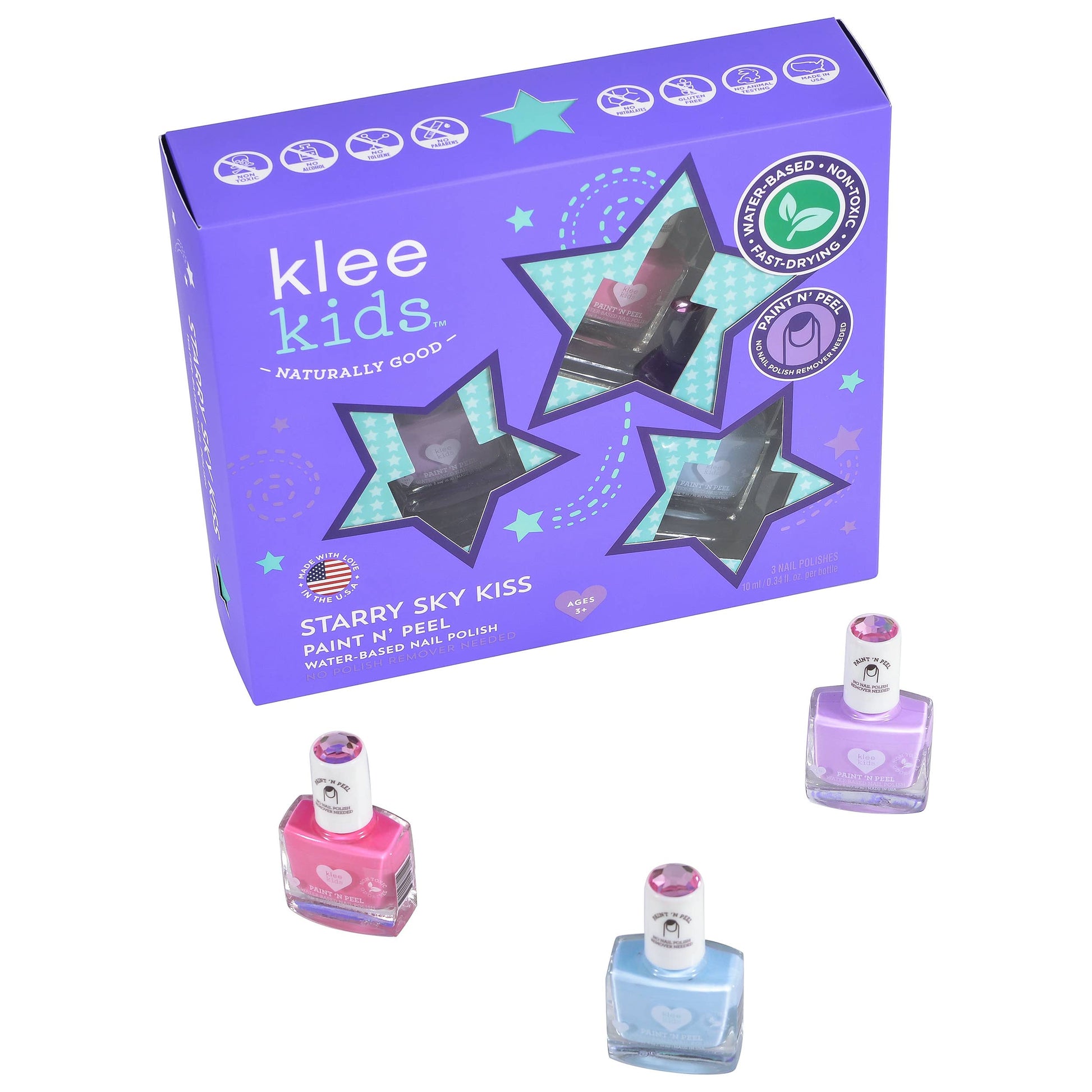 Nail Polish Set: Starry Sky Kiss - Klee Naturals