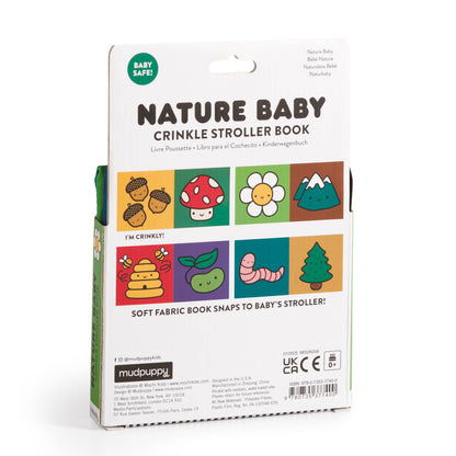 Nature Baby Crinkle Fabric Stroller Book - Mudpuppy