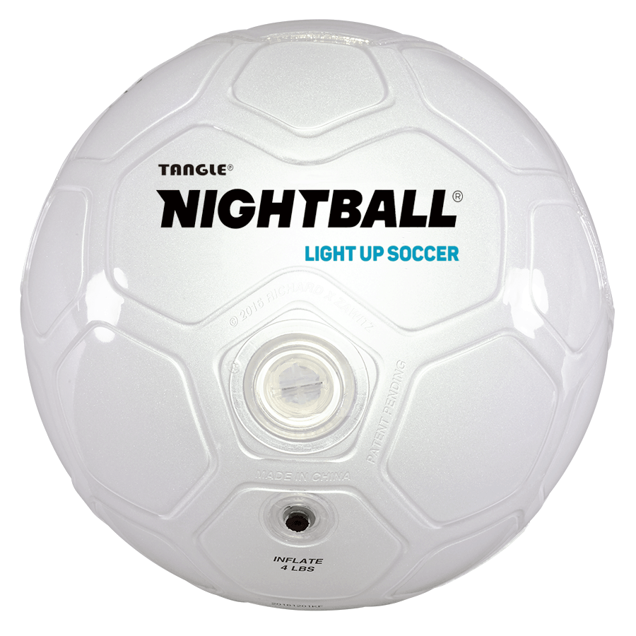 NightBall® Green Light Up Soccer Ball - Tangle Creations