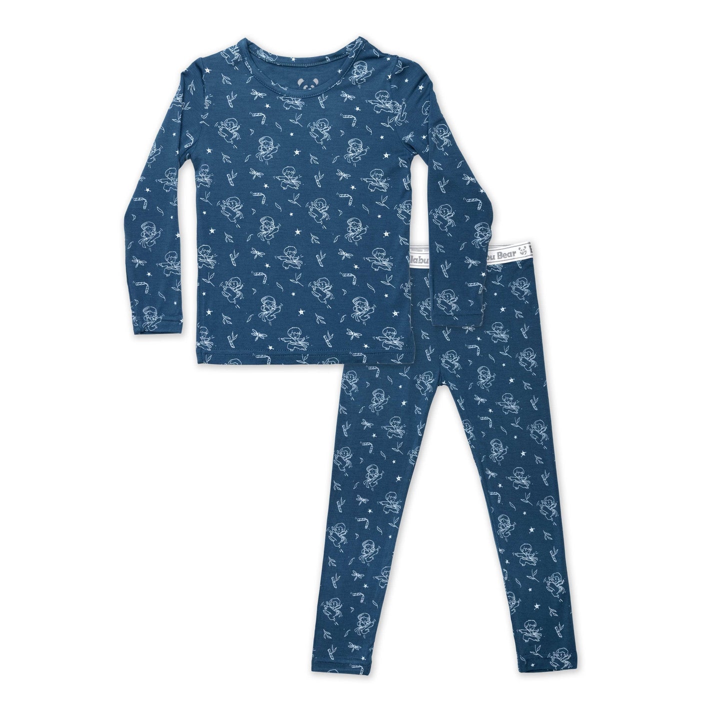 Ninja Bamboo Kids Bamboo Pajamas - Bellabu Bear