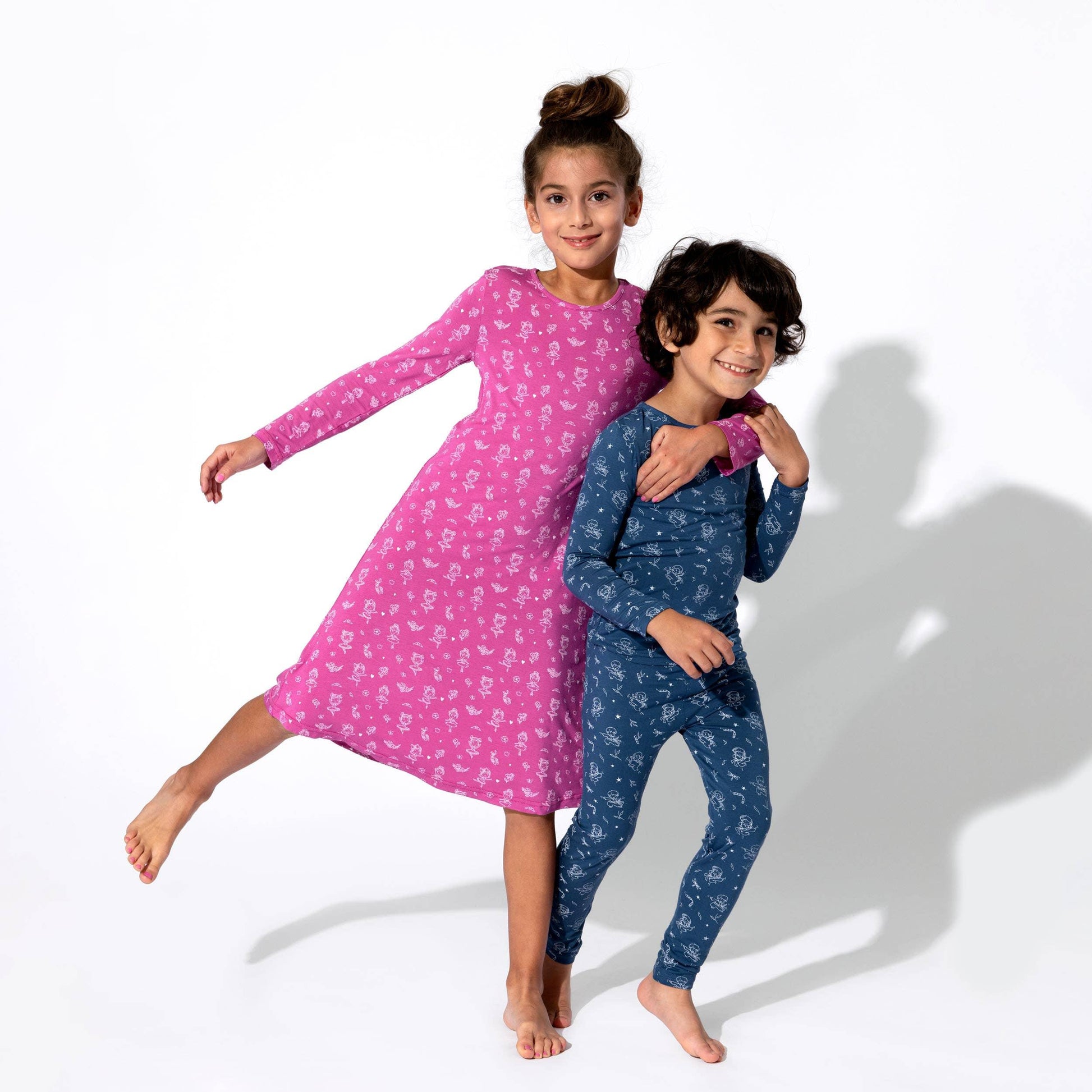 Ninja Bamboo Kids Bamboo Pajamas - Bellabu Bear