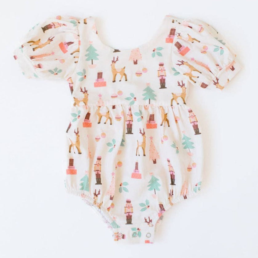 Nutcracker Baby Bubble Romper - Ollie Jay