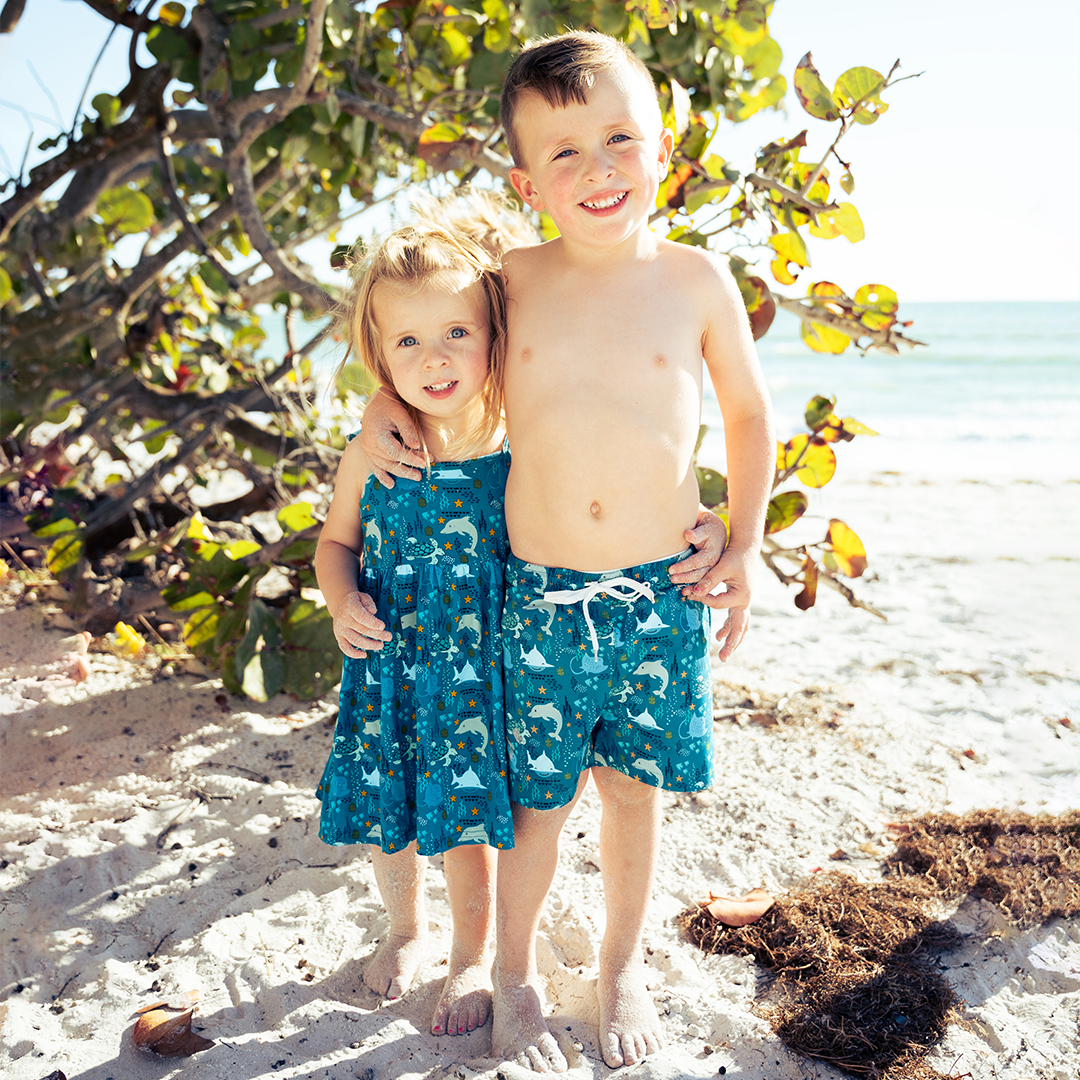 Ocean Friends Boys Swim Trunks - Emerson and Friends