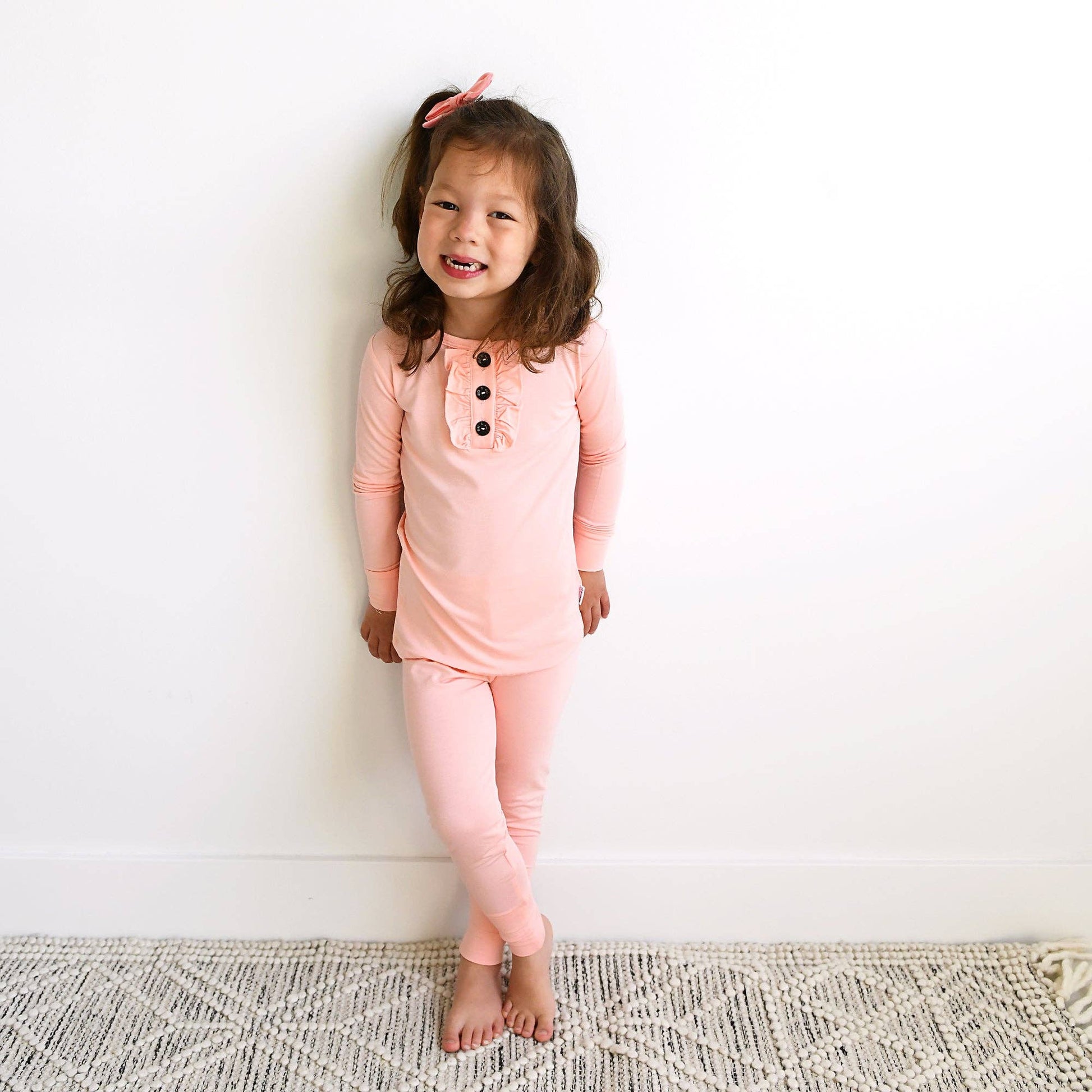 Olivia Pink Kids Bamboo Pajama Set - Gigi and Max