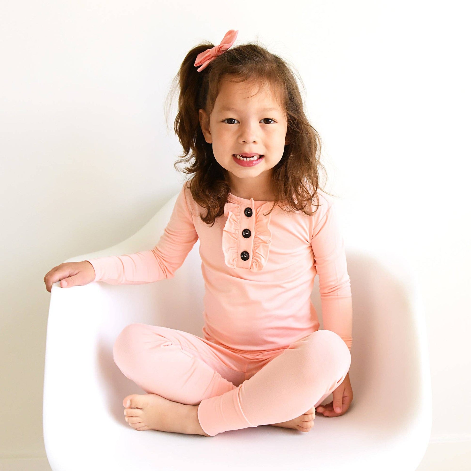 Olivia Pink Kids Bamboo Pajama Set - Gigi and Max