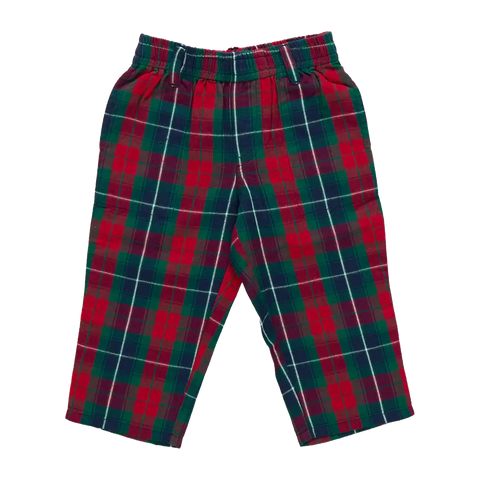 Boys Jackson Pant - Red Tartan