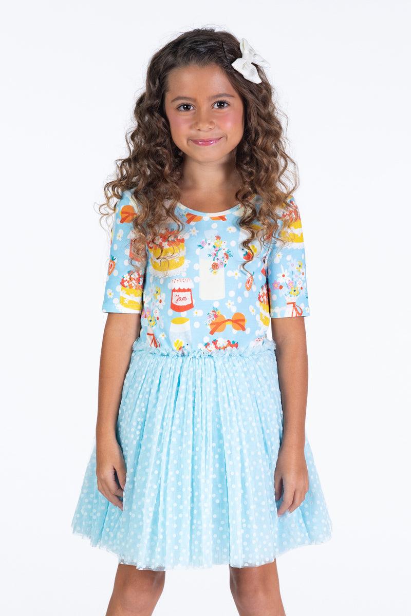 Party Time Blue Circus Dress - Rock Your Baby