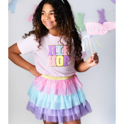 Pastel Petal Girls Tutu Skirt - Sweet Wink