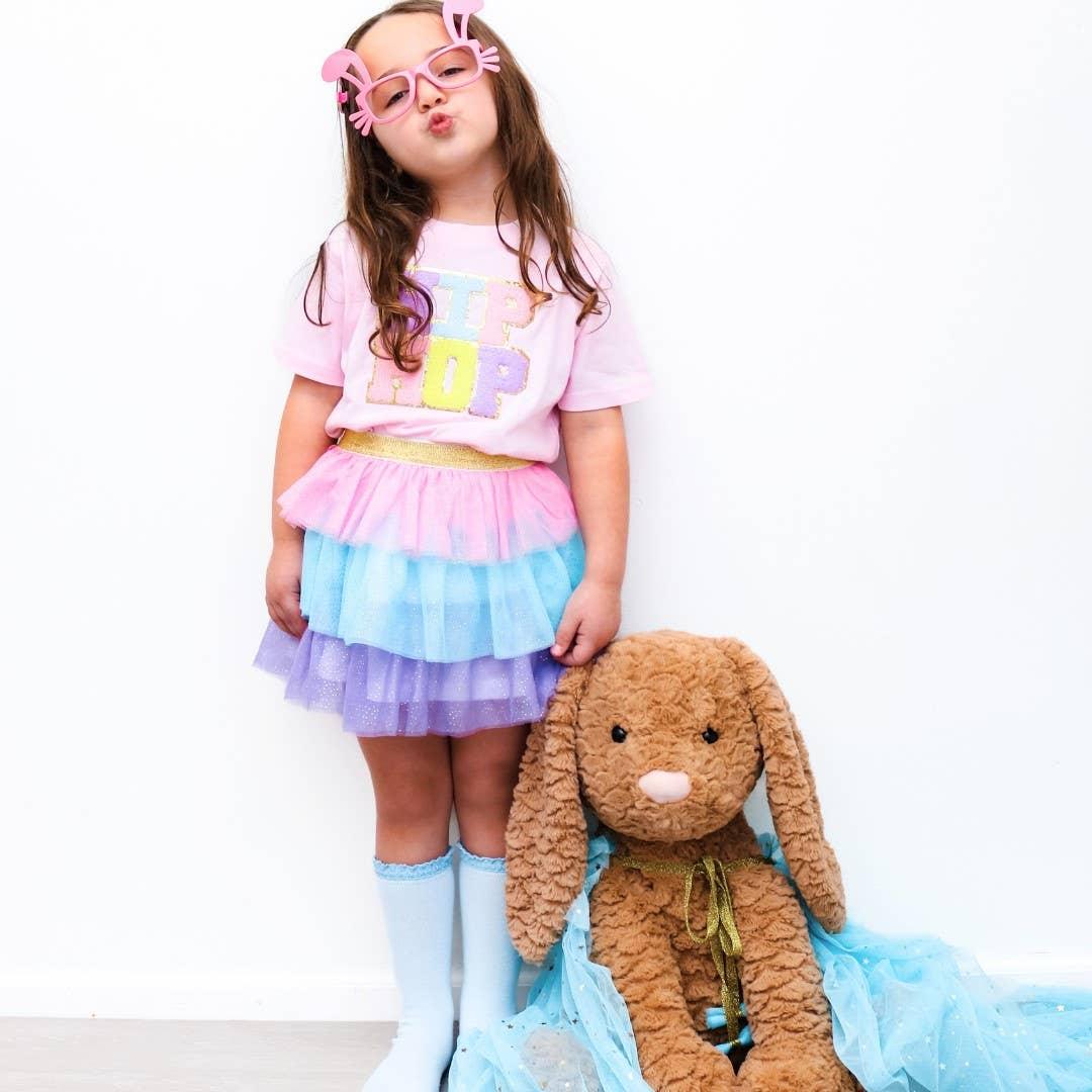 Pastel Petal Girls Tutu Skirt - Sweet Wink