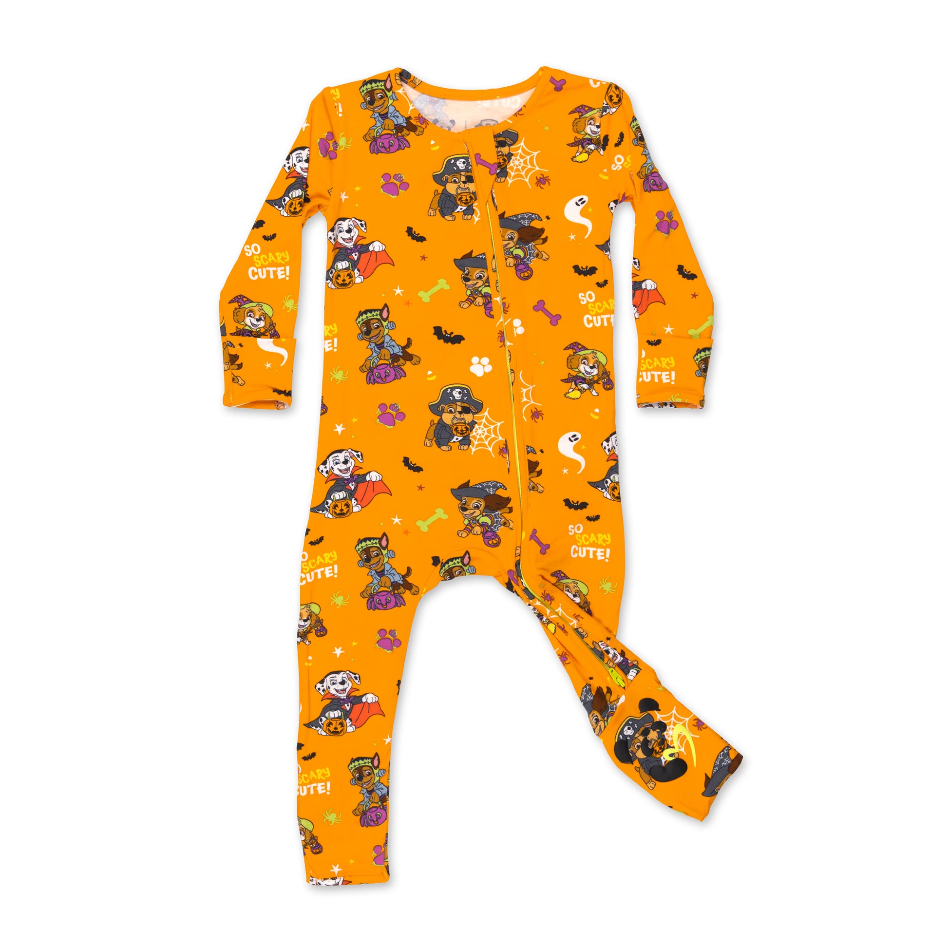 Paw Patrol Halloween Bamboo Convertible Footie - Bellabu Bear