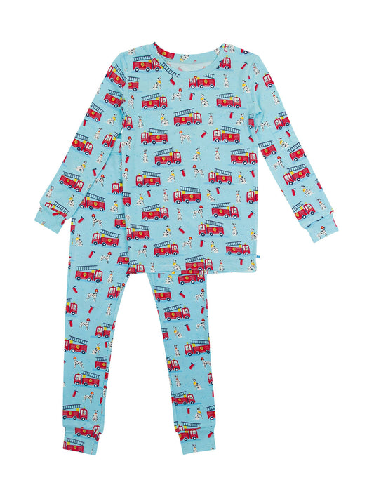 Paws To The Rescue Bamboo Pajama Set - RuffleButts + RuggedButts