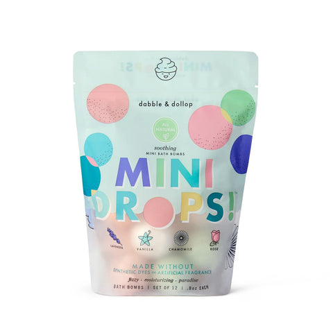 Mini Drops® Bath Bombs -  All-Natural Soothing Scents