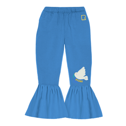 Peace Dove Flared Track Pants - Rock Your Baby