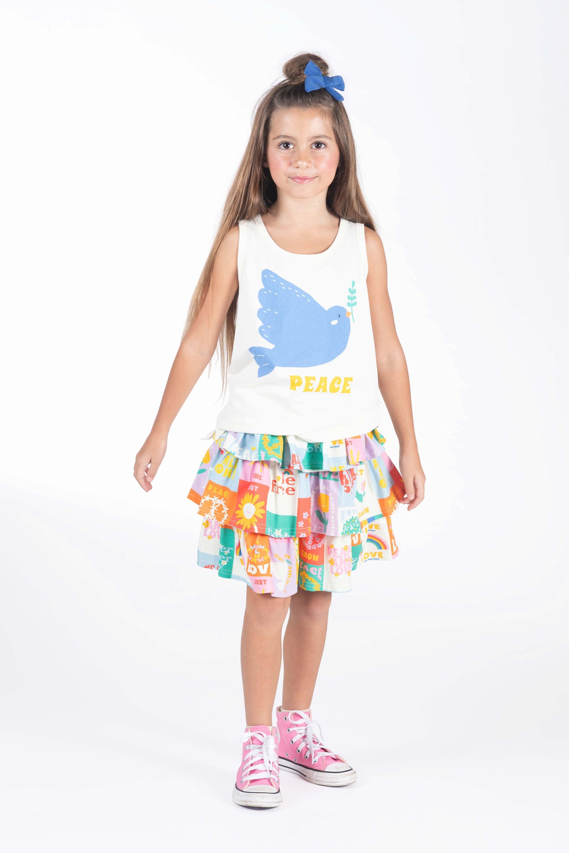 Peace Dove Singlet Top - Rock Your Baby