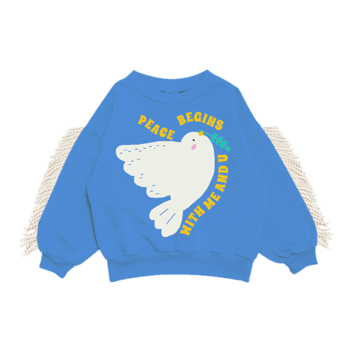 Peace Dove Sweatshirt - Rock Your Baby