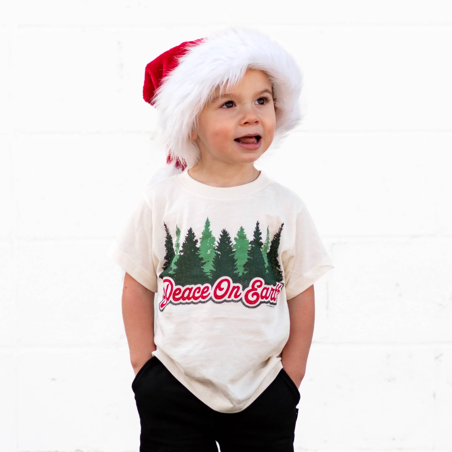 Peace On Earth Kids Tee Shirt - Rivet Apparel Co.