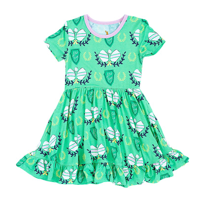 Pickleball Bamboo Twirl Dress - Kiki + Lulu