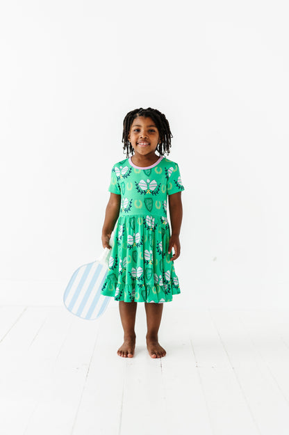 Pickleball Bamboo Twirl Dress - Kiki + Lulu