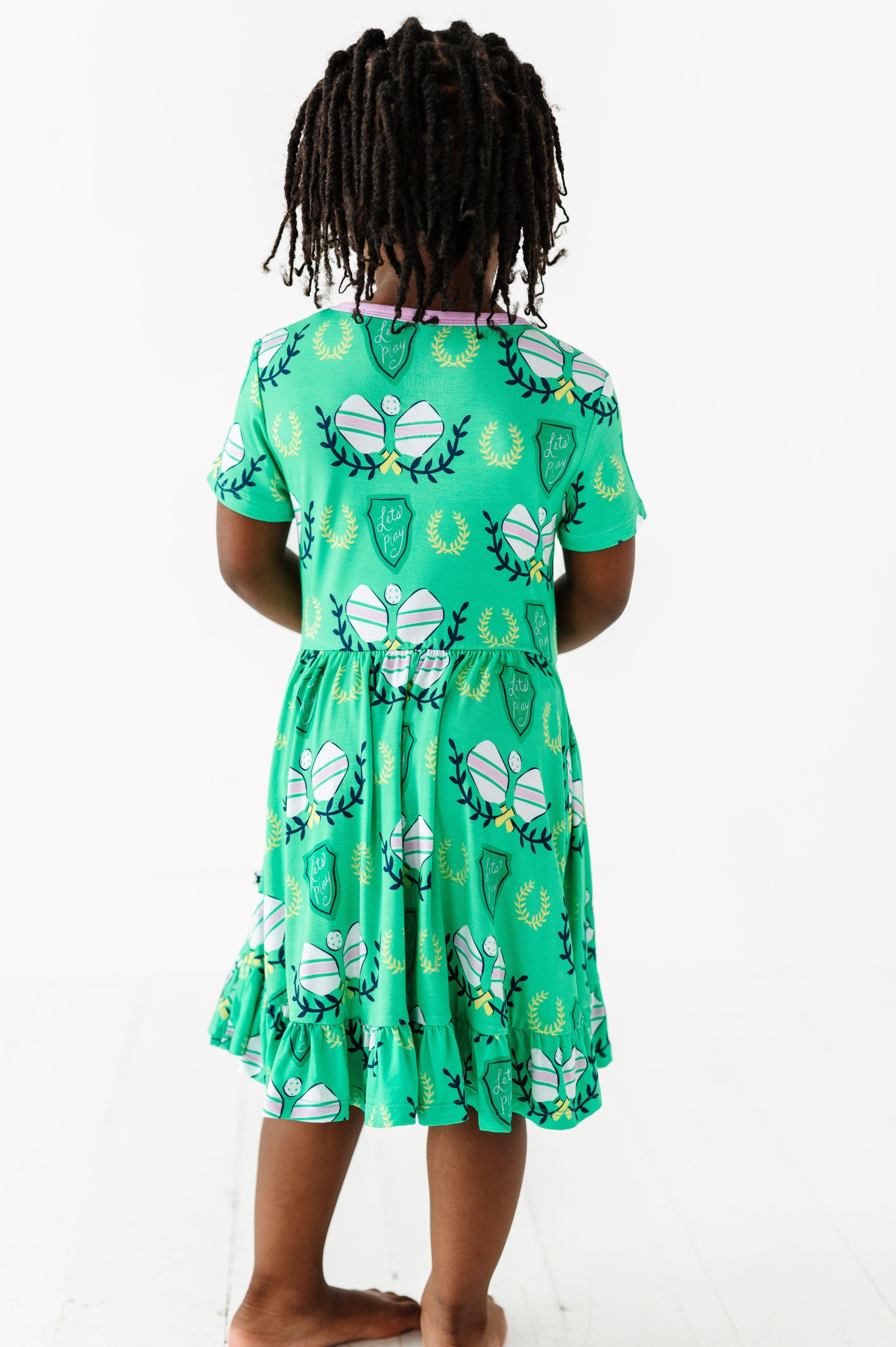 Pickleball Bamboo Twirl Dress - Kiki + Lulu