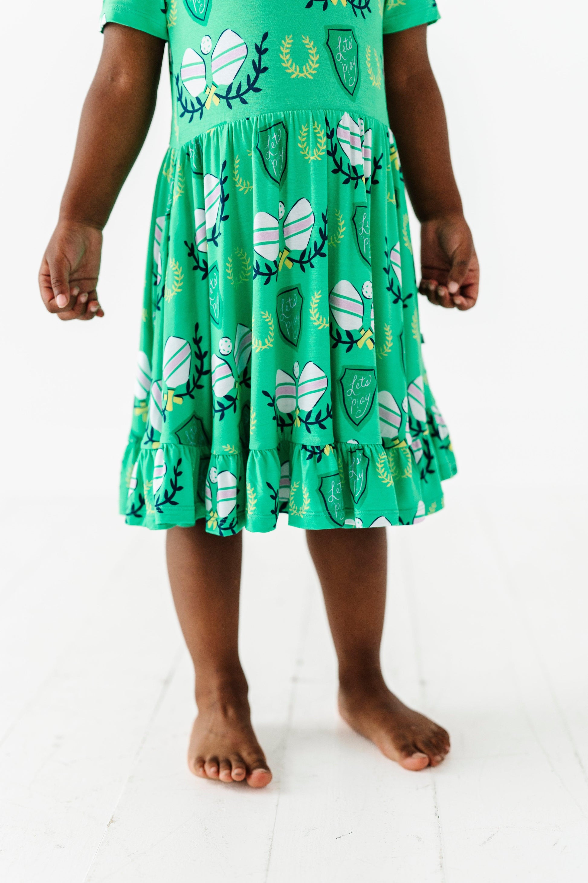 Pickleball Bamboo Twirl Dress - Kiki + Lulu