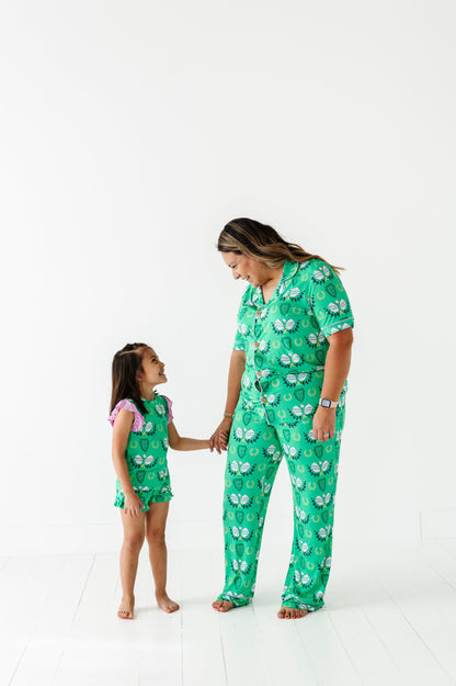 Pickleball Kids Bamboo Pajamas - Kiki + Lulu