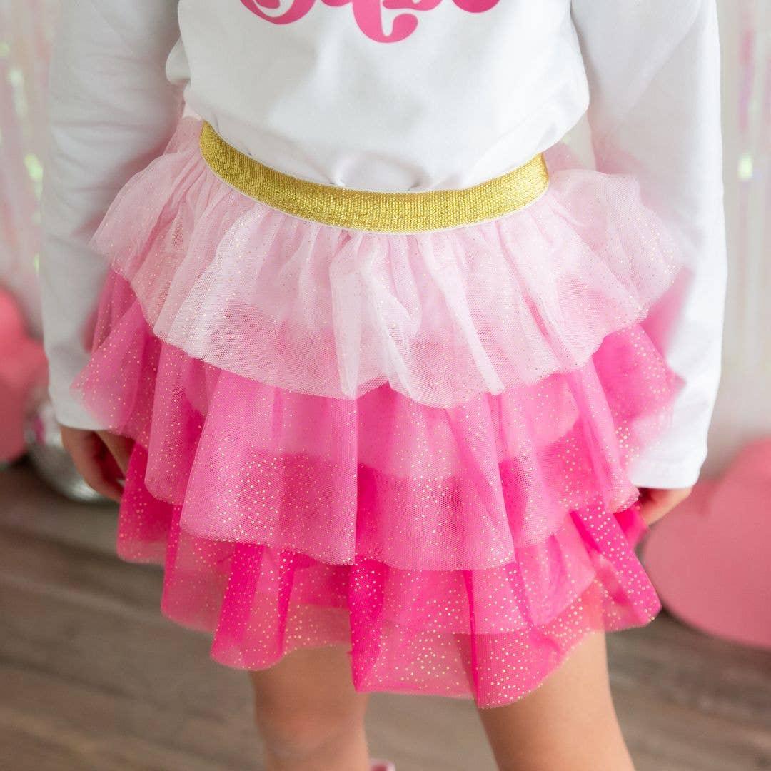 Pink Petal Tutu Skirt - Sweet Wink