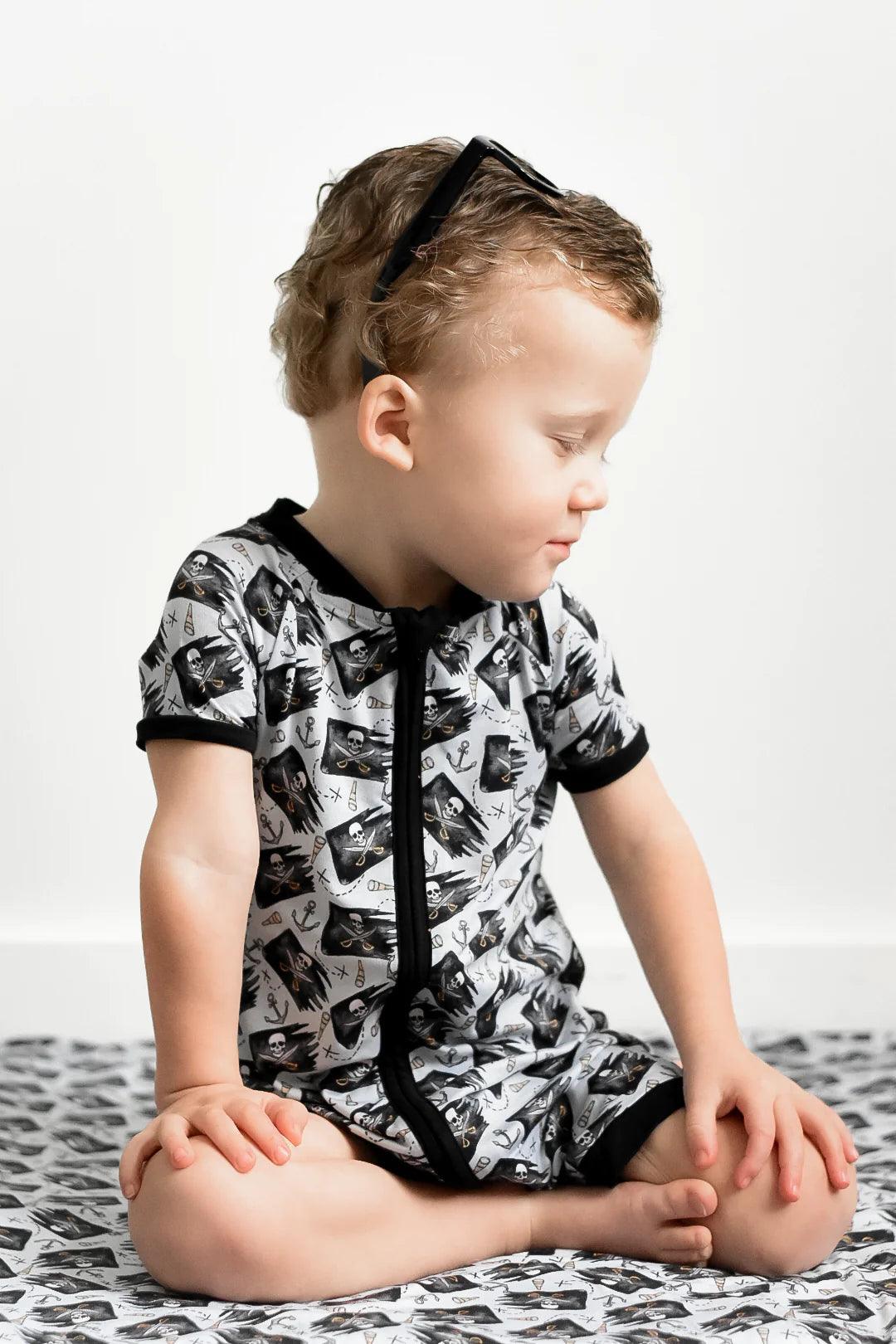 Pirate Crew Dream Shortie Romper - Dream Big Little Co.