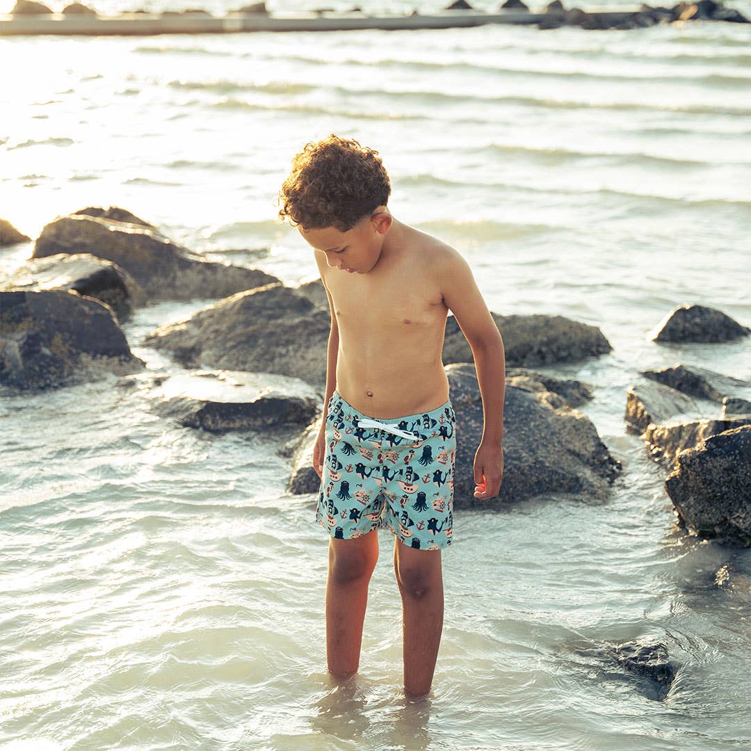 Pirate's Life Boys Swim Trunks - Emerson and Friends