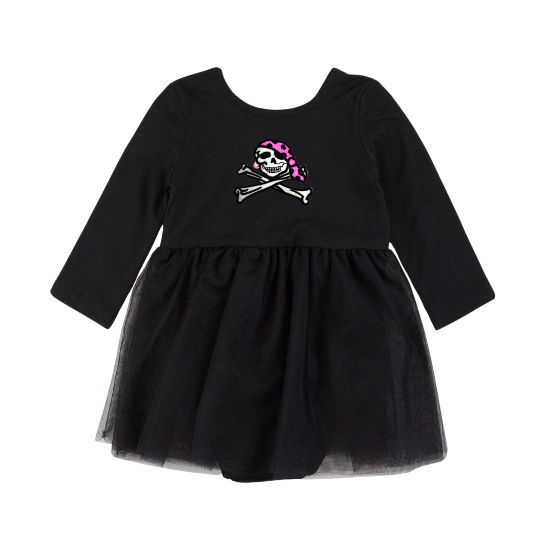 Pirate Tulle Skirted Romper - RuffleButts + RuggedButts