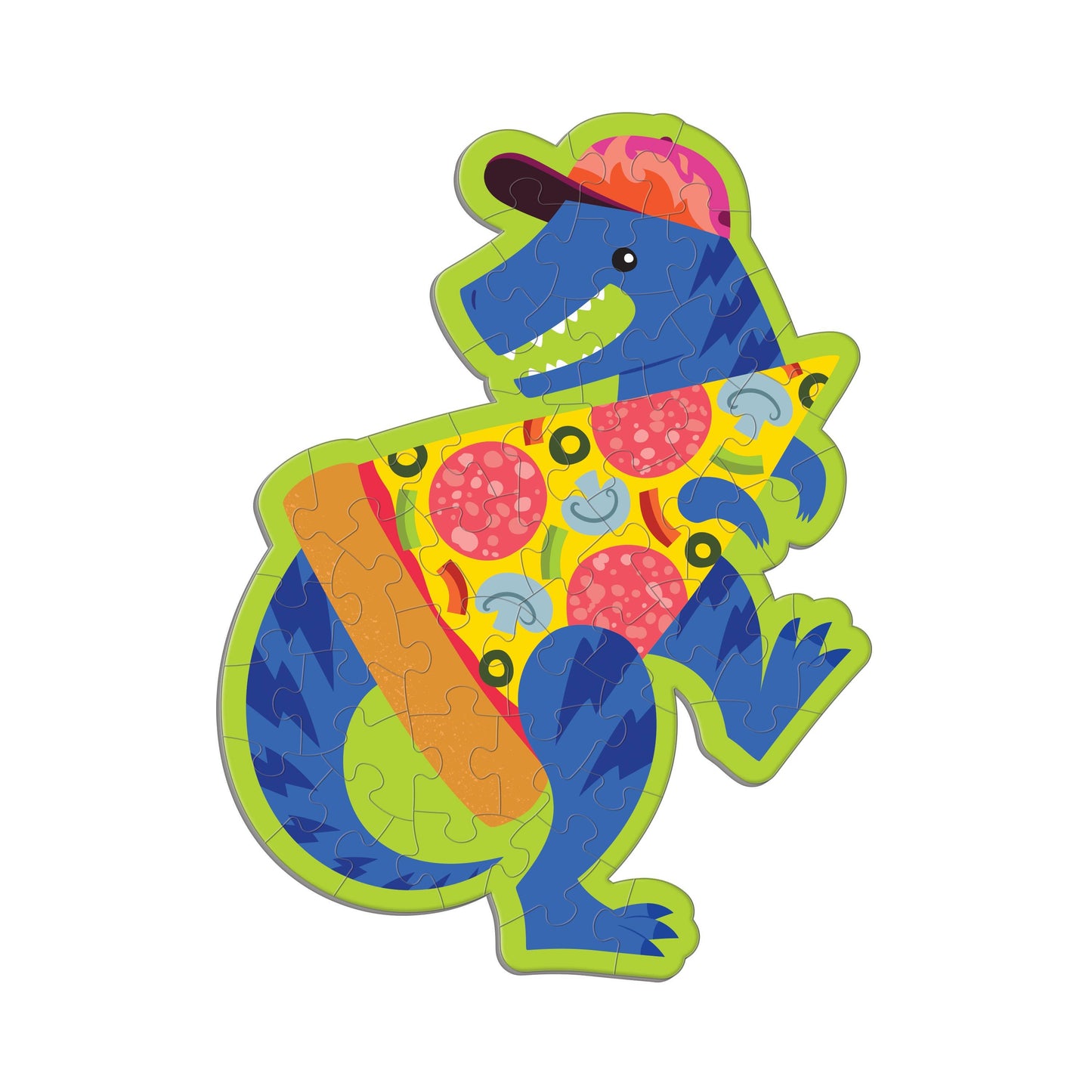 Pizzasaurus 48 Piece Mini Scratch & Sniff Puzzle - Mudpuppy