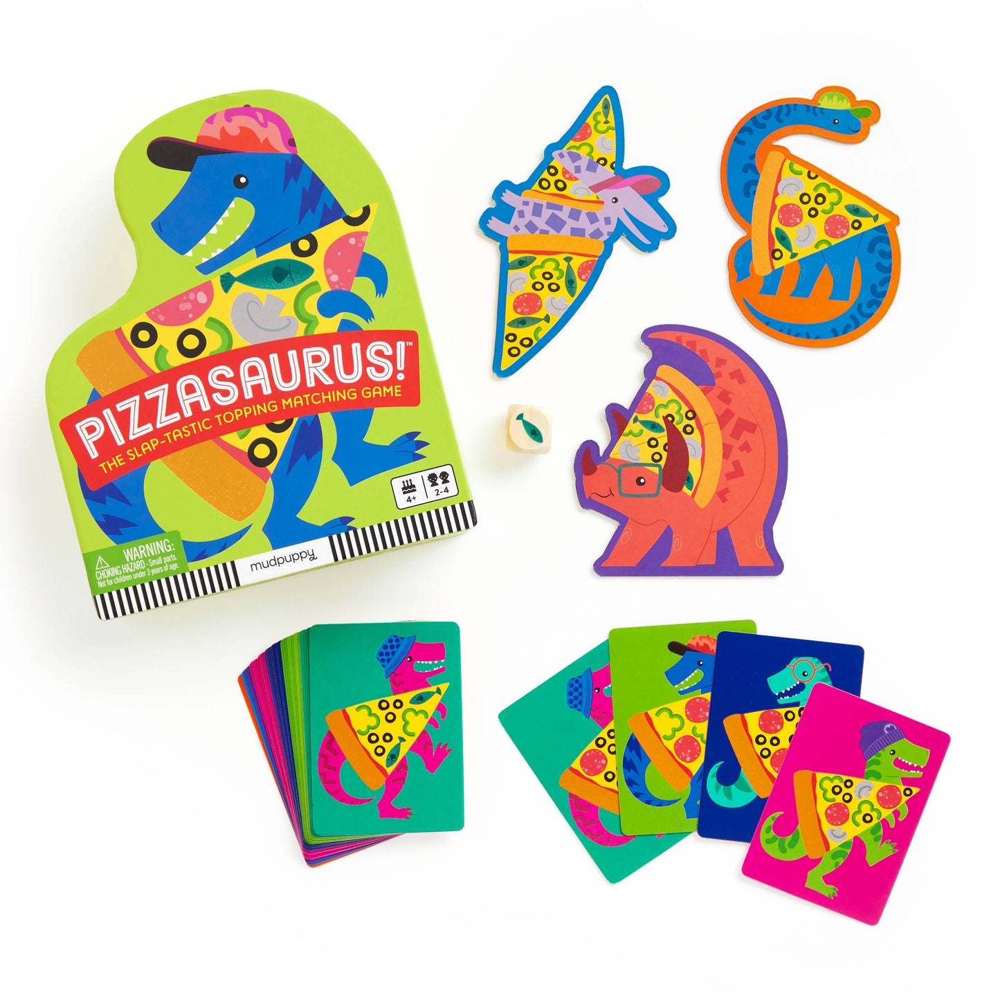 Pizzasaurus! Shaped Box Game - Mudpuppy