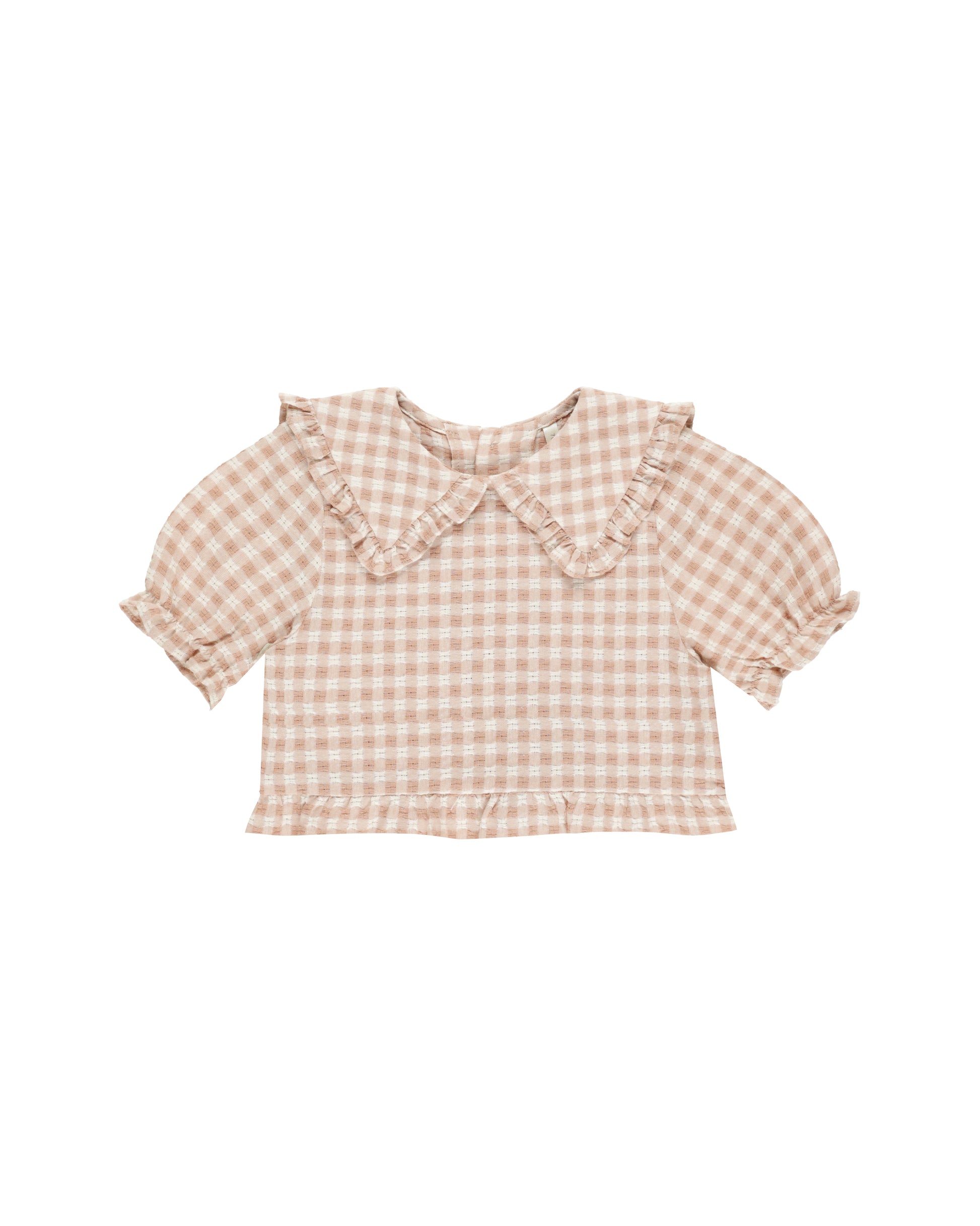 Prairie Blouse | Pink Gingham - Rylee + Cru