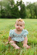 Puff Baby Romper in Shamrock - Ollie Jay